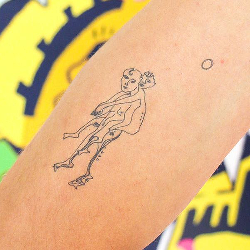 Ally by Chella Man is a Body temporary tattoo from inkbox - 2