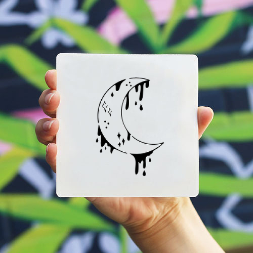 Alqamar by Talia Missaghi is a Nature temporary tattoo from inkbox - 0