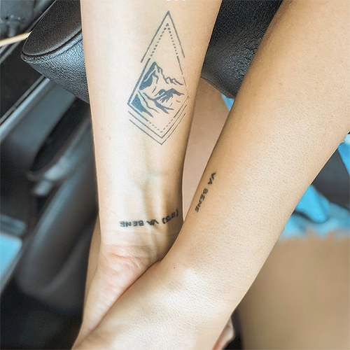 Altitude by Cassandra Hatcher is a Geometric temporary tattoo from inkbox - 2