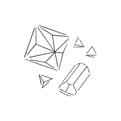 Ametrine by inkbox is a Nature temporary tattoo from inkbox - 1