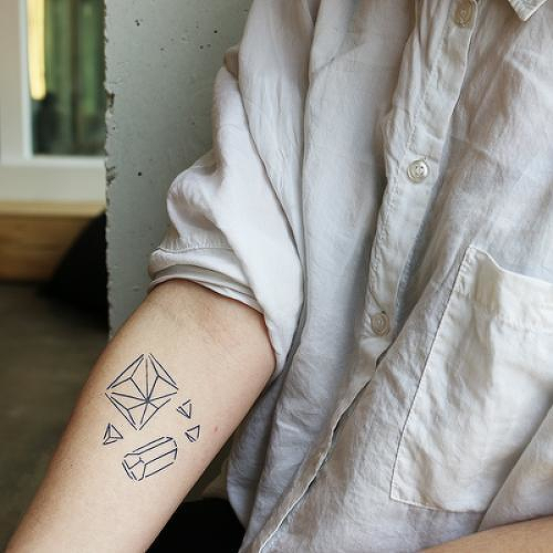 Ametrine by inkbox is a Nature temporary tattoo from inkbox - 2