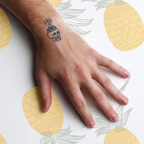 Ananas by Rafael Tato is a Food & Drink temporary tattoo from inkbox - 0