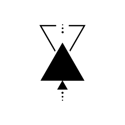 Angulo by @heyyJules_ is a Geometric temporary tattoo from inkbox - 1