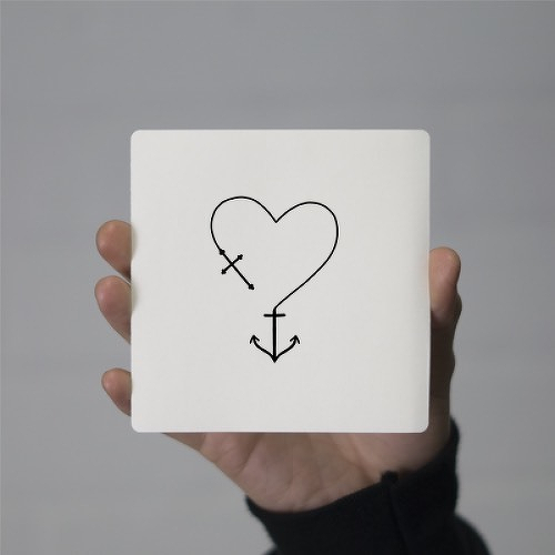 Ankura by inkbox is a Hearts temporary tattoo from inkbox - 1