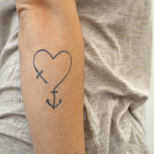Ankura by inkbox is a Hearts temporary tattoo from inkbox - 0