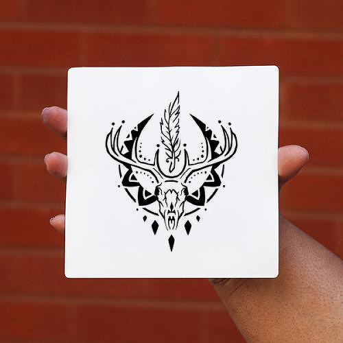 Antler by Medic Tairie is a Animals temporary tattoo from inkbox - 0