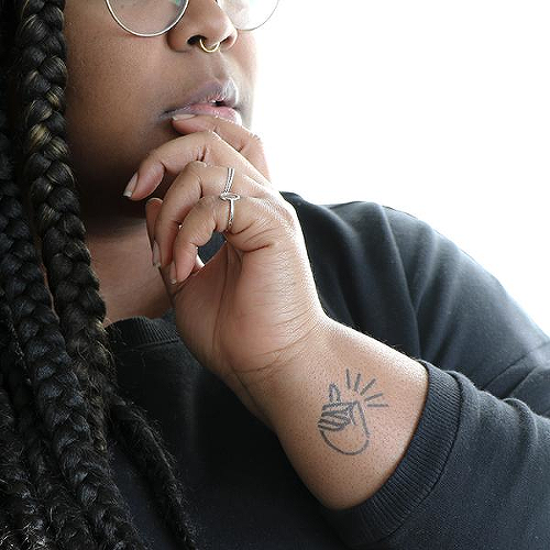 Apokroteo by Kaleigh Dandeneau is a Minimal temporary tattoo from inkbox - 0