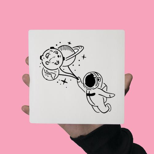 Apolune by Rafael Tato is a Space temporary tattoo from inkbox - 0
