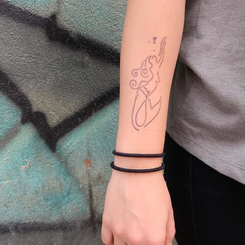 Ariel by inkbox is a Nautical temporary tattoo from inkbox - 0