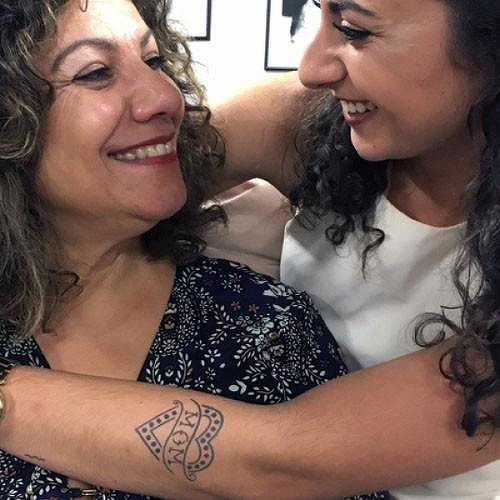 Arraijan by Ema Walters is a Hearts temporary tattoo from inkbox - 2
