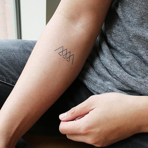 Ascend by Marion is a Geometric temporary tattoo from inkbox - 0