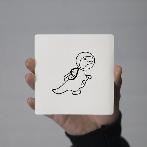 Astro Rex by Geige Silver is a Animals temporary tattoo from inkbox - 0