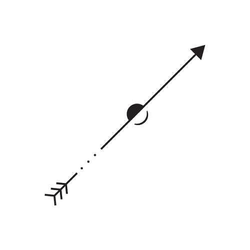 Atlatl by inkbox temporary tattoos is a Arrows temporary tattoo from inkbox - 1