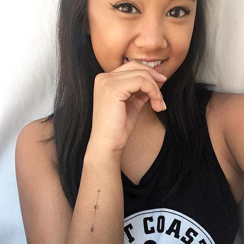 Atlatl by inkbox is a Arrows temporary tattoo from inkbox - 0