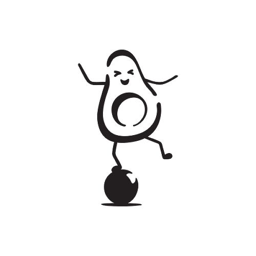 Balancing Act by Joel is a Minimal temporary tattoo from inkbox - 1