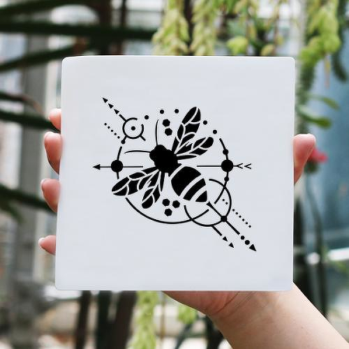 Beeometric by Rafael Tato is a Geometric temporary tattoo from inkbox - 0