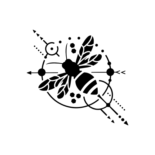 Beeometric by Rafael Tato is a temporary tattoo from inkbox - design