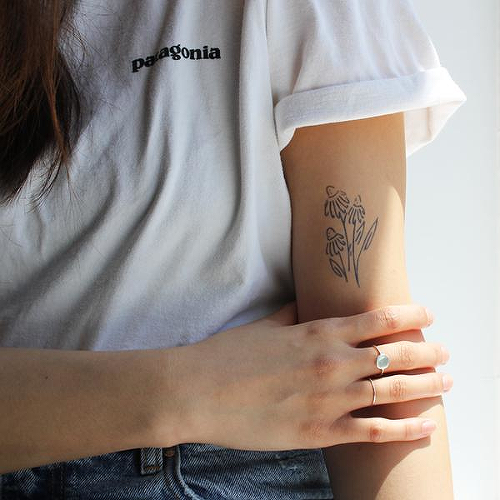 Bellis by Kylie Stinson is a Flowers temporary tattoo from inkbox - 0