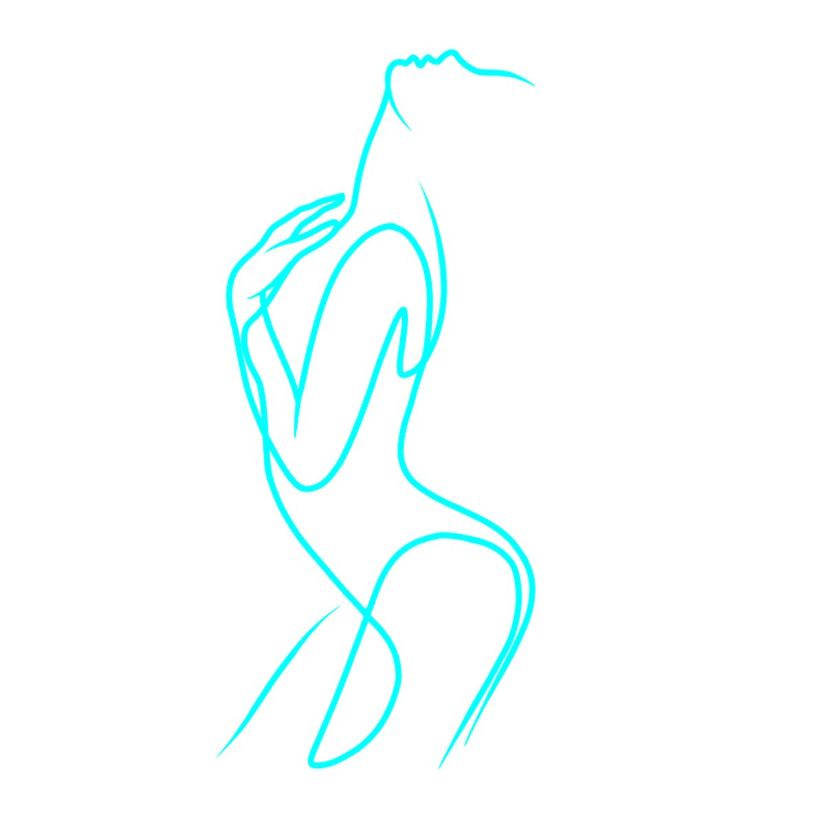 Bendy Lady by Marc Bonin is a temporary tattoo from inkbox - design