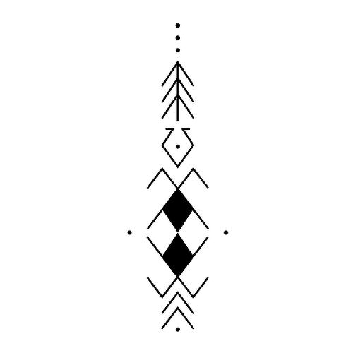 Berber Scorpio by nomadgirl.thelabel is a Geometric temporary tattoo from inkbox - 1