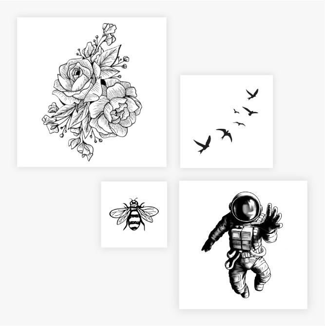 Chart-Topping Tattoos by inkbox tattoos is a temporary tattoo from inkbox - 0
