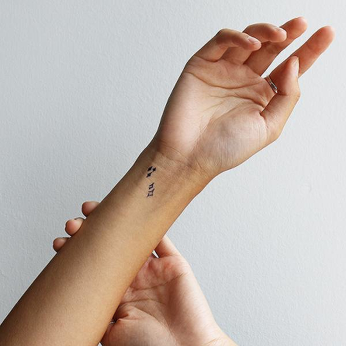 Blistati by Talia Missaghi is a Minimal temporary tattoo from inkbox - 0