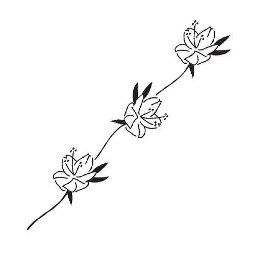 Bloom by Felipe Sena is a Flowers temporary tattoo from inkbox - 1