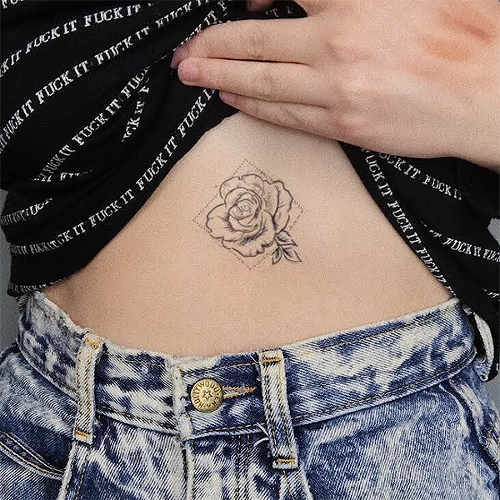 Bonica 82 by Kristine Vodon is a Flowers temporary tattoo from inkbox - 1