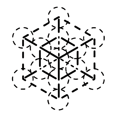Boole by inkbox tattoos is a Geometric temporary tattoo from inkbox - 1