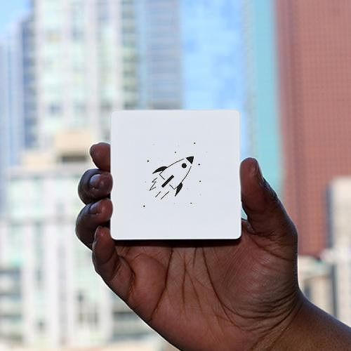 Booster by Felipe Sena is a Space temporary tattoo from inkbox - 0