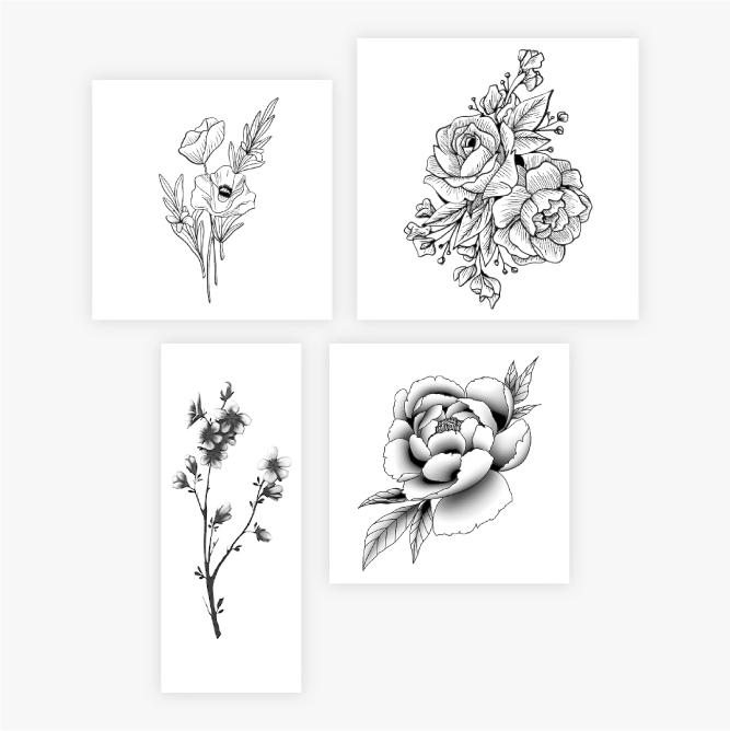 Full Bloom by inkbox tattoos is a temporary tattoo from inkbox - 0