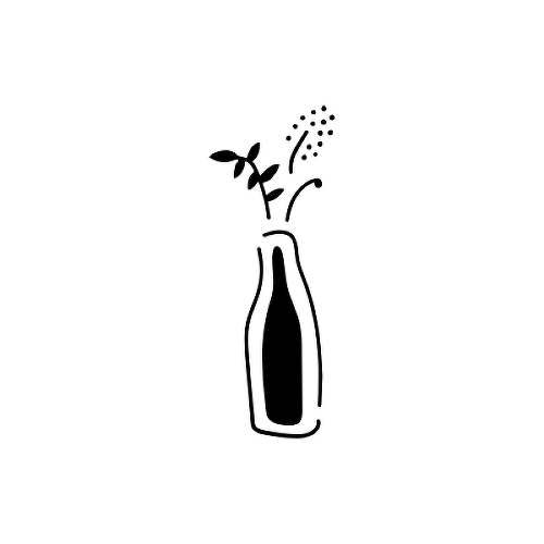 Bouteille by Helen Mak is a Flowers temporary tattoo from inkbox - 1