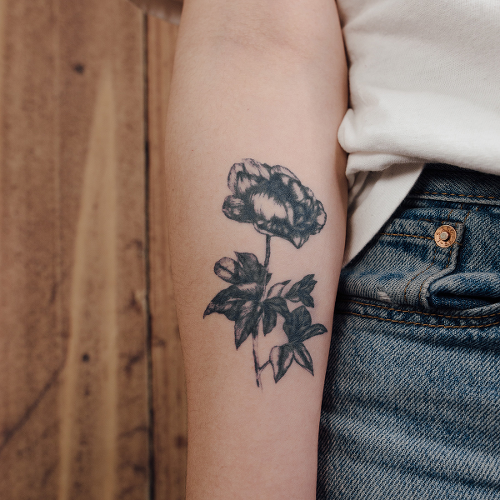 Bozhure by Andra Bogdan is a Flowers temporary tattoo from inkbox - 2