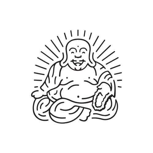 Budai by Sandra Kong is a temporary tattoo from inkbox - design