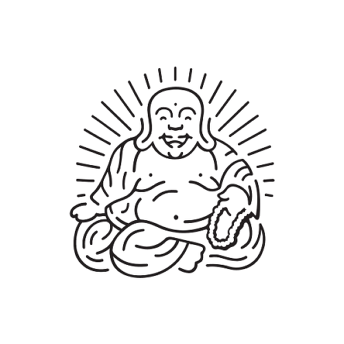 Budai by Sandra Kong is a Hearts temporary tattoo from inkbox - 1