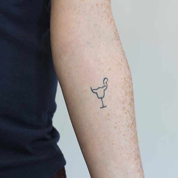 Buffet by Stef Luthin is a temporary tattoo from inkbox - 0