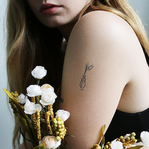 Caladium by Mikie Jae is a Flowers temporary tattoo from inkbox - 0