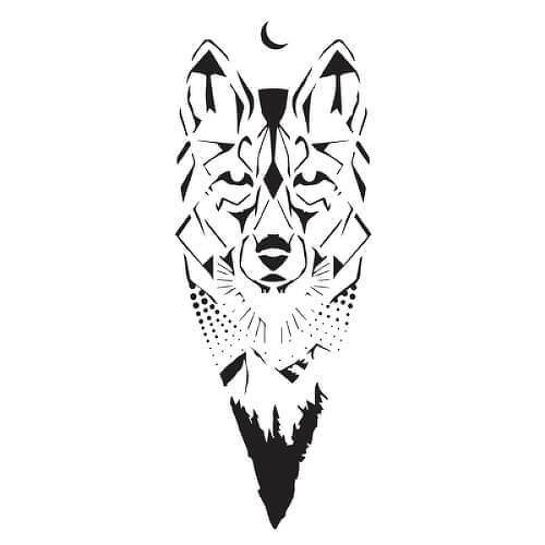 Canis Lupus by Felipe Sena is a Animals temporary tattoo from inkbox - 1
