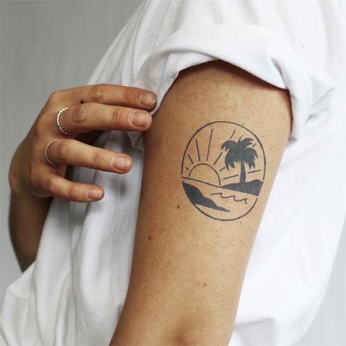 Carenero by Kristine Vodon is a Nature temporary tattoo from inkbox - 0