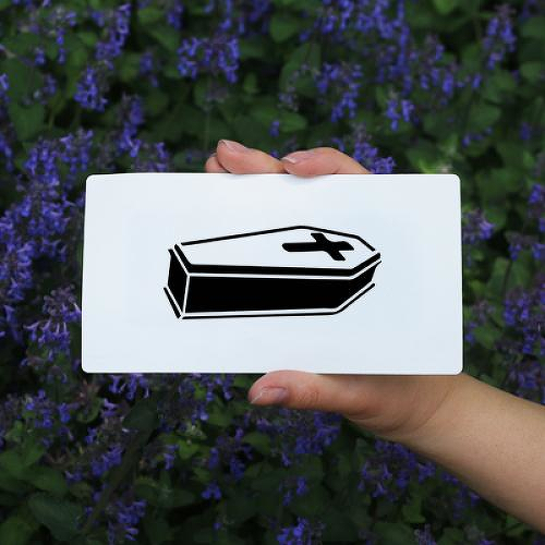 Casket by Kurtis Conner is a Traditional temporary tattoo from inkbox - 0