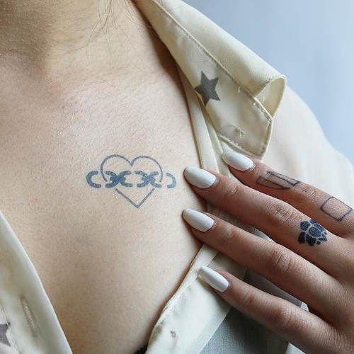 Catena by Tyler Rehberg is a Hearts temporary tattoo from inkbox - 0