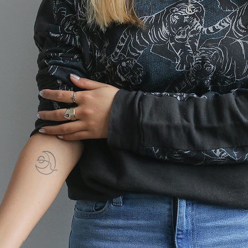 Chang E by Garreth Chan is a Geometric temporary tattoo from inkbox - 0
