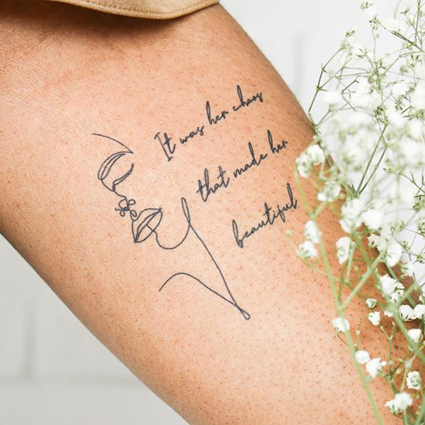 Chaos by inkbox is a temporary tattoo from inkbox - 0