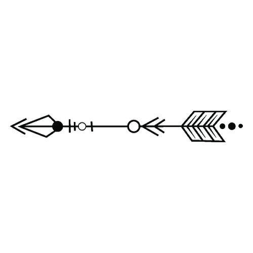 Chichi by Nikki Di Biasio is a Arrows temporary tattoo from inkbox - 1