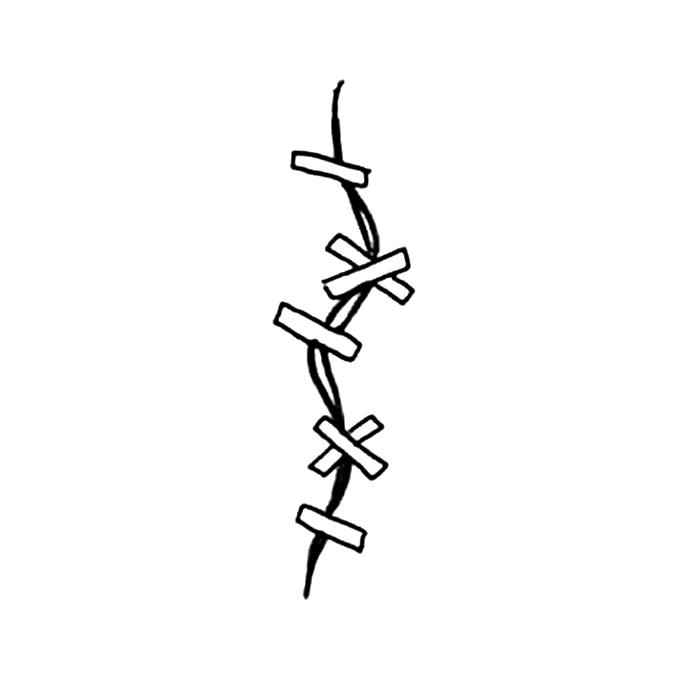Cicatrix by Emily Malice is a temporary tattoo from inkbox - design