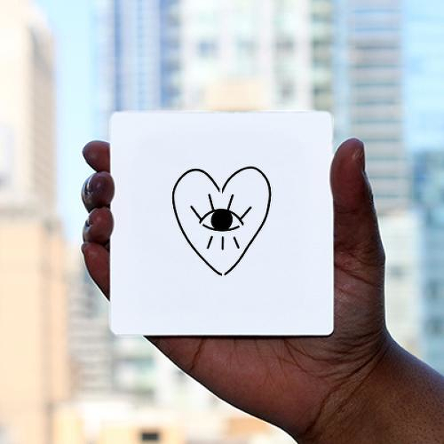 Coeur by Zoe Violet is a Hearts temporary tattoo from inkbox - 1