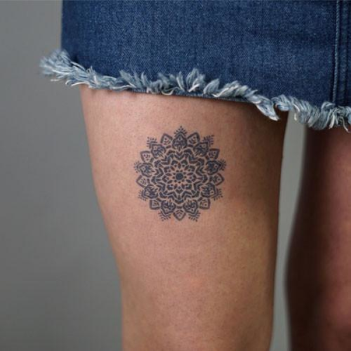 Copo by inkbox is a Mandalas temporary tattoo from inkbox - 2