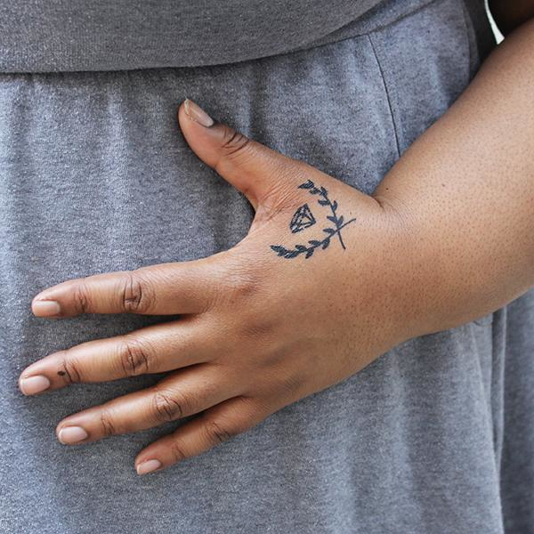 Corundum by Gabriella Yoo is a temporary tattoo from inkbox - 0
