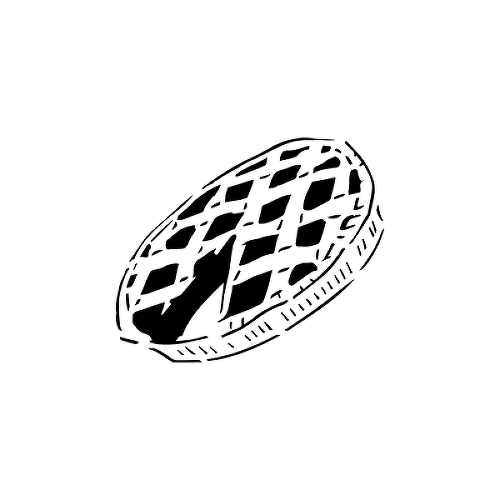 Crust by Heba Sidahmed is a Food & Drink temporary tattoo from inkbox - 1