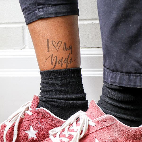 Dadas by tigerfloss is a Hearts temporary tattoo from inkbox - 0